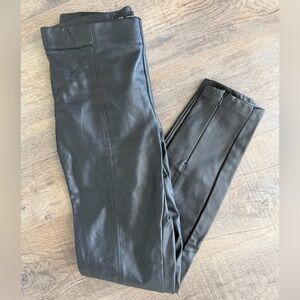 Zara Black Leather Pants